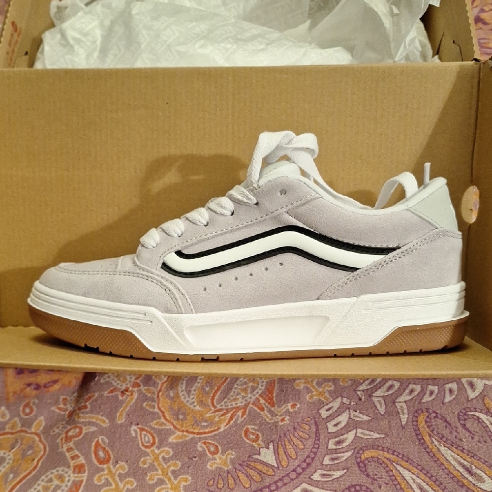 Vans Retro Hylane Suede Sneakers in Lunar Rock M7.5 W9 Chunky Tongue